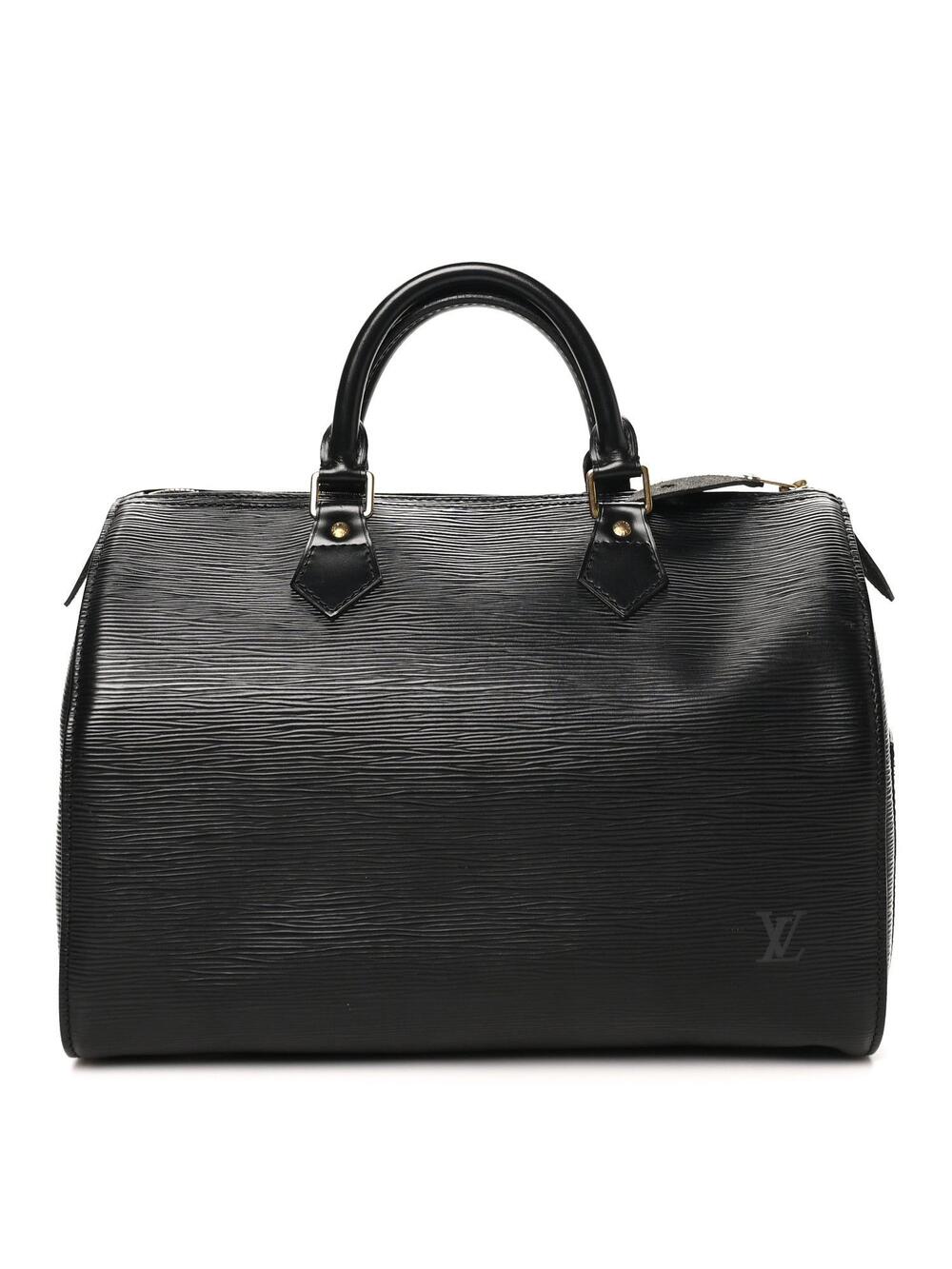 Louis Vuitton Epi Speedy 30 Black #366784L89B